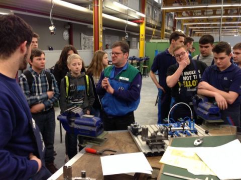 Herr Klein vom BMW-Ausbildungszentrum